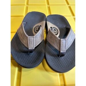 Toddler Boy's Brown Cobian Flip Flops size 9/10